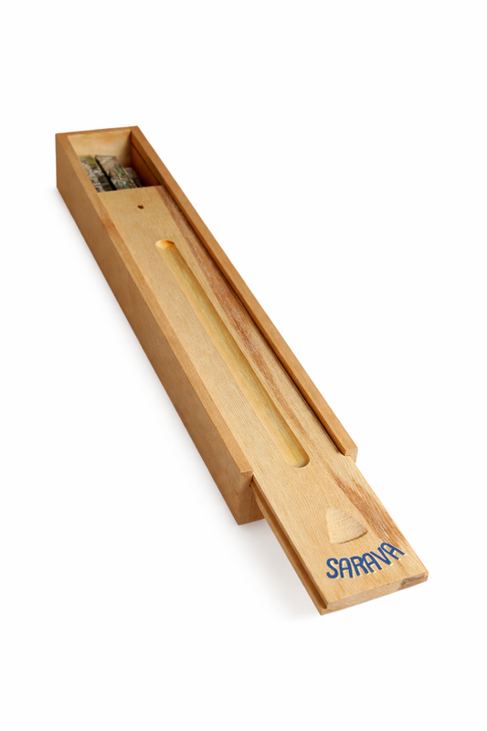 Suporte de Incenso com Compartimento